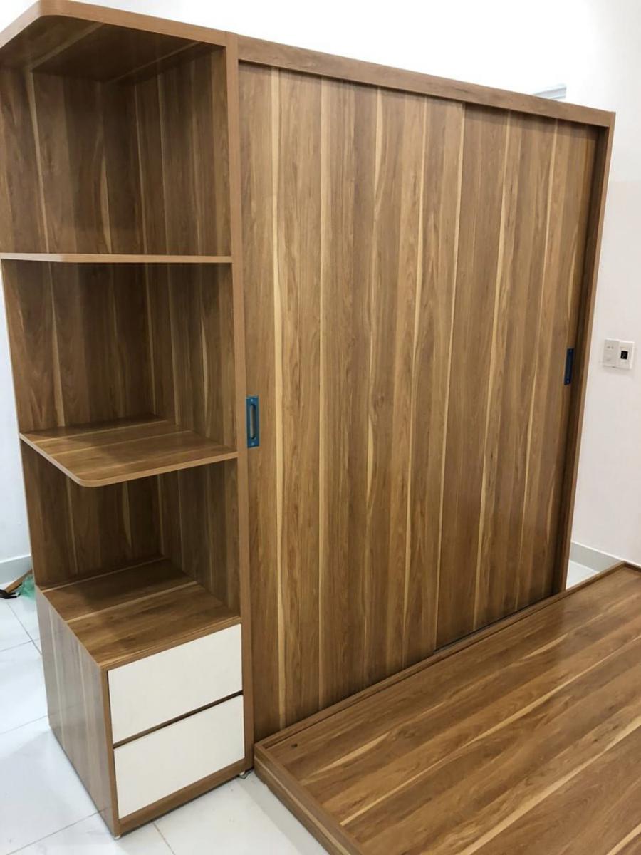 Tủ Quần Áo Cánh Trượt Gỗ Công Nghiệp - MẪU 10